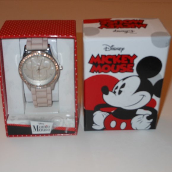 DISNEY - WOMEN’S RHINESTONE ACCENT MINNIE MOUSE WATCH main image 4